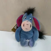 NWT Disney Store: 9" Plush Mini Bean Doll: Eeyore (with Sound) WORKING!