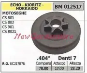 Pinion Echo Engine Chainsaw Cs 801 802 901 8021 .404 " Teeth 7 012517