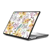 MacBook Pro 16-inch (M1 - M4) Impact Case Abstract orange lavender green watercolor floral