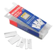 100-Pack Single Razor Edge Blades, Industrial Scraper Razor Blades, High Carbon