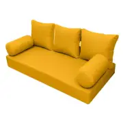 |COVER ONLY| Style3 Queen Knife Edge Daybed Mattress Bolster Pillow Covers AD108