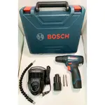 鋰電電鑽 德國BOSCH GSR-120LI 12V雙電池 原廠塑盒簡配 充電電鑽/電動起子/電動工具 保固半年