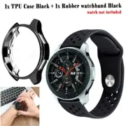 22mm Rubber watchband TPU Case Protector Cover for Samsung Galaxy Watch 46mm NEW