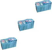VICASKY 3pcs Diaper Storage Organizer Large 7 Compartments Nappy Bag Bladder for Home Travel