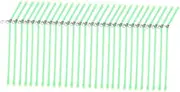 40Pcs Fishing Line Splitter Tool Fishing Scale Adapter Organizer for Tackle Efficiency Neat Line Management and Easy Measurement