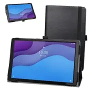 Bige for Lenovo Tab M10 HD (2nd Gen) Case,PU Leather Folio 2-Folding Black