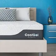 [COOL GEL] Chill 14 Inch Medium Firm Memory Foam Mattress Queen Size, with 2 Bonus CoolGel Memory Foam Bed Pillows, 14" with Pressure Relief, CertiPUR-US Certified, Cooling Queen Mattress in a Box