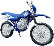 Alloy Classic Sports Motorcycle Model 1:18 for Yamaha for TT-R250 Diecasts Metal Simulation Collection Toys Gift Motorcycle Model with Steering Movable Stand