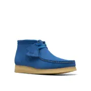 Clarks Men's Original Wallabee Boot Blue Suede Made in Vietnam