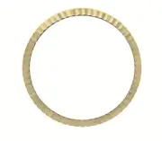 Ladies 14KY Gold Fluted Bezel Watch Part For Rolex No Date 24MM