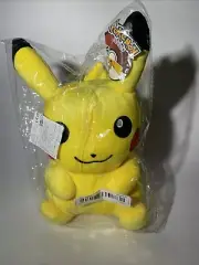 Pokemon Pikachu Plush Stuffed Doll Toy Gift Tomy Official Licensed Authentic 9"