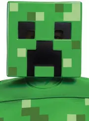 Minecraft Creeper Kids Half Face Costume Mask