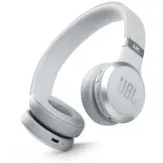 JBL Live 460 Noise Cancelling On-Ear Headphones (White)