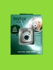 Instax Fujifilm Pal Digital Camera Ages 13+ White Color NEW Slightly Damaged Box