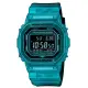 【CASIO 卡西歐】G-SHOCK 藍牙 半透明 漸變炫藍 經典方形 DW-B5600G-2_42.8mm