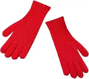 [JINZIJINYU] Ladies Knit Gloves Solid Color Wool Touch Screen Gloves Cold Proof Cycling Ski Gloves