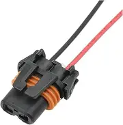 BIZOCA 2P Female Male DJ9005 9005 HID Wiring Connector Square Socket For Car Auto(MULTI)