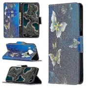 Compatible With Nokia X10/ X20 Wallet Case Leather Colorful Design Protective Cover With Kickstand A C3