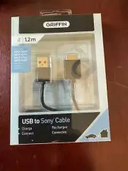 Griffin Technology 1.2M/4Ft. USB to Sony Cable Part #: 3042-SNYCBL