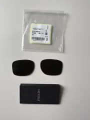 PRADA PR 17WS 49mm Solid Gray LENS REPLACEMENT LENSES ONLY AUTHENTIC
