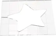 LOLIPPYY Patchwork Quilting Stencils Durable Star Shape Templates for DIY Sewing Embroidery Transparent Crafting Accessories for Clothing Home Decor Quilting Projects