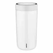 Stelton To Go Click Mug, Drinking Mug, Cup, Steel, Plastic, Chalk, 400 ml