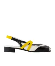 pattern flat shoes 37,38,39,40 Black