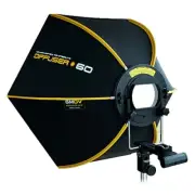 SMDV Diffuser 60 Smart Softbox - 20x24" Hexagon Soft Box for Speedlight Flash