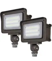 Dakason 30W LED Flood Light Outdoor, Dusk-to-Dawn Photocell 180° Adjustable