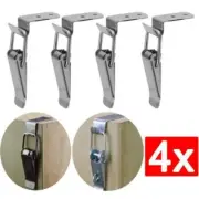 Latch Tools Clip Draw Home Loaded Silver Spring Stainless Steel Toggle