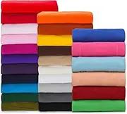 Polar Fleece Fabric, Quality Material, International Approved Test Report for Anti Pill Finish. 27 Fashion Colours, Medium 320Grams weight. Beautiful Plush Pile for garments, home dcor and crafts