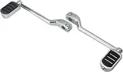 Heel Toe Shift Lever Fit for Harley Touring Street Glide Softail Sport Glide Fat Boy Touring Road King Softail FL Pegs(1 Set Chrome)