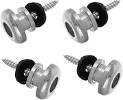 BESPORTBLE Versatile Guitar Strap Ends Locking Guitar Strap Pins and Ukuleles Metal Rubber Lock Buckle