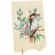 Kookaburra Shaped Wooden Jigsaw Puzzle
