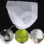 Reusable Nut Milk Bag Nylon Mesh Strainer Food Tea Coffee Juice Filter Bag