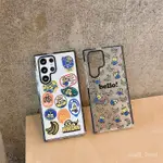 💯CASE💯卡通塗鴉可愛小黃人適用三星S21ULTRA手機殻GALAXY S23+防摔S22軟20PLUS