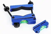 Scope Leveling Tool Kit, 25.4/30mm Scope Mounting Level with 2 Magnetic Universal Level Bubbles (Blue)