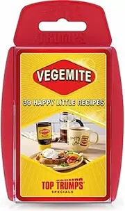 Top Trumps Vegemite Card Game: 30 Happy Little Recipes! - Heighten Your Culinary Experience with Vegemite!