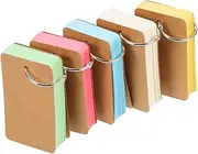 jojofuny 10pcs Blank Writing Cards Notepads for Students for Note Taking Studying and DIY Flashcards Smooth Writing Surface for School and Office Use