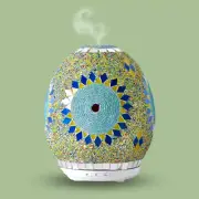 BLUE SUNFLOWER DESIGN Ultrasonic Cool Mist Essential Oil Diffuser 250ml Handmade