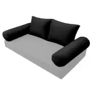|COVER ONLY| STYLE 1 Crib Bolster Pillow Daybed Porch Swing Knife Edge AD109