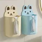 Cartoon Bunny Adhesive Tissue Shelf Kitchen Napkin Holder Dispenser