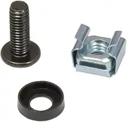 M6 Fixing Kit Screws 20 mm Set of 50 Black