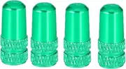 4pcs Aluminum Alloy Presta Valve Caps Bicycle Valve Stem Cap,Decorative Dust Cover,Corrosion Resistant,Universal Bike Tire Valve CapsTyre Air Caps Presta Valves Cover Tires and Tubes (Green)