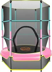 Kahuna Mini Trampoline Green/Pink Size 4.5 Feet