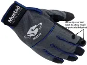 Mustad Heavy Duty Landing Fishing Gloves #Medium