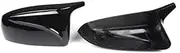 A Pair Mirror Cover Car Side Rearview Mirror Cap Cover Replacement for B&MW X5 X6 E70 E71 2007 2008 2009 2010 2011 2012 2013 Auto Accessories