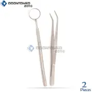 ODM Mini Student Kit Of Dental Mirror & Dental Tweezers Teeth Cleaning Tools