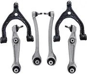 Front Upper Lower Control Arm With Ball Joint 6pcs Kit Compatible For Tesla Model X 2015 2016 2017 2018 2019 2020 2021 2022