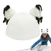 Decorative Animal Plush Helmet Cover, Helmet Wrap Helmet Accessories, Elastic Helmet Cover, Ski Helmet Decoration, Snowboard Helmet Accessory, Helmet Decoration for Skateboard, Plush Helmet Cover